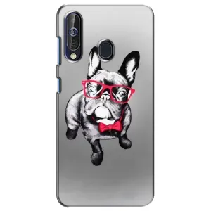 Чохол (ТПУ) Милі песики для Samsung Galaxy A60 2019 (A605F) (Бульдог в окулярах)