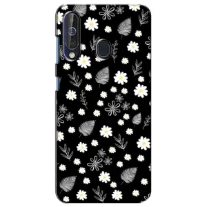 Чохли з тематикою "КВІТИ" на Samsung Galaxy A60 2019 (A605F) (цвітіння на чорному)