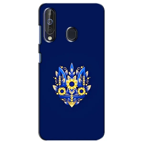 Чехол с рисунком «Цветущий Герб» для Samsung Galaxy A60 2019 (A605F)