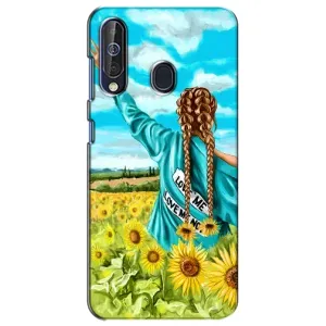 Чехол Стильные девушки на Samsung Galaxy A60 2019 (A605F) (Девушка на поле)