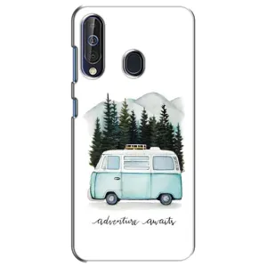 Силиконовый бампер с картинкой машины на Samsung Galaxy A60 2019 (A605F) (Домик на колесах)