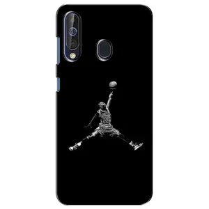 Силиконовый Чехол Nike Air Jordan на Самсунг А60 (2019) (Джордан)