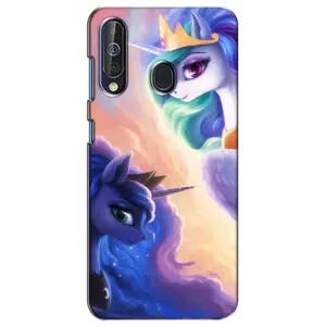 Чехол Unicorn на Samsung Galaxy A60 2019 (A605F) (Единорожки на тучках)