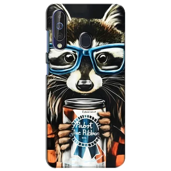 Чехол с рисунком «Енот в очках» для Samsung Galaxy A60 2019 (A605F) Чехол с рисунком «Енот в очках» для Samsung Galaxy A60 2019 (A605F)