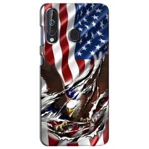 Чехол Флаг USA для Samsung Galaxy A60 2019 (A605F) (Флаг USA)