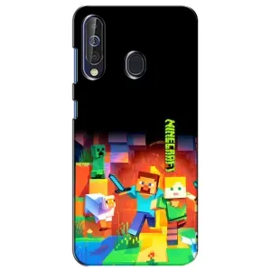 Чохли для Samsung Galaxy A60 2019 (A605F) (Персонажі МайнКрафт) (Герой Майнкрафт)