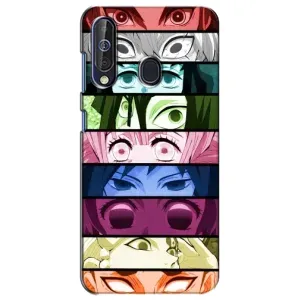 Силиконовые чехлы с глазами Anime для Самсунг А60 (2019) (Глаза Хашира)