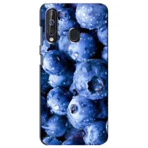 Чехол с изображением вкусной еды для Samsung Galaxy A60 2019 (A605F) (Голубика)