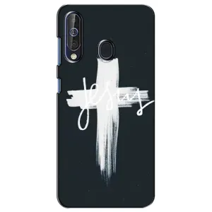 Чехлы для Самсунг А60 (2019) (Крест Иисуса) (Jesus)