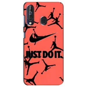 Силиконовый Чехол Nike Air Jordan на Самсунг А60 (2019)