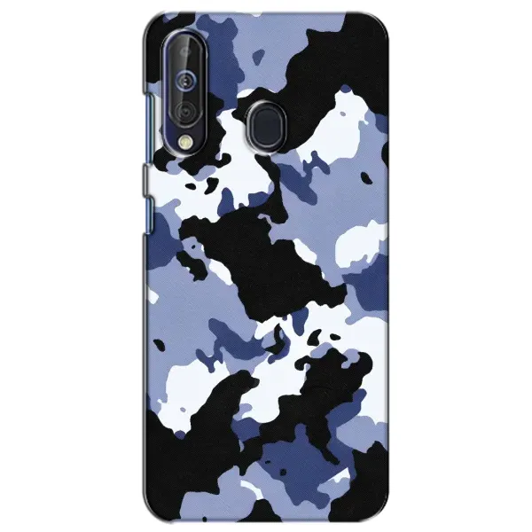 Чехол с рисунком «Камуфляжный Серый» для Samsung Galaxy A60 2019 (A605F)
