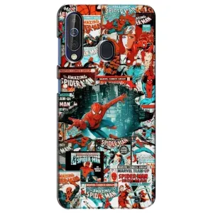 Чехол Супергерой Человека Паука на Samsung Galaxy A60 2019 (A605F) (Комиксы Человек Паук)