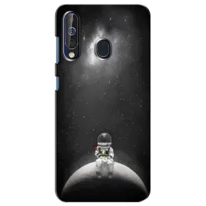 Силіконовый Чохол з принтом "Космонавти" на Samsung Galaxy A60 2019 (A605F) (Космонавт романтик)