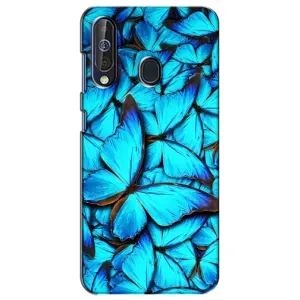 Силиконовый бампер с картинкой животных для Samsung Galaxy A60 2019 (A605F) (Крылья бабочек)