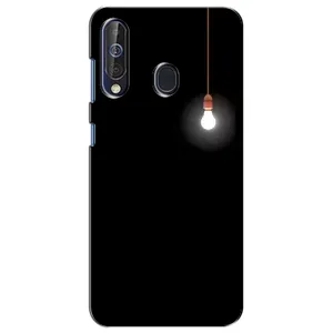 Чохол з картинками на чорному фоні для Samsung Galaxy A60 2019 (A605F) (Лампочка)