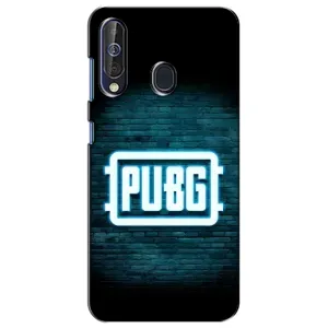 Чохол (TPU) з картинкою "Лого Пабг" на Самсунг А60 (2019) (Лого PUBG)
