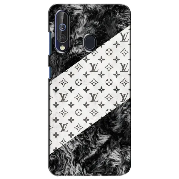 Чехол с рисунком «LV на белом» для Samsung Galaxy A60 2019 (A605F)