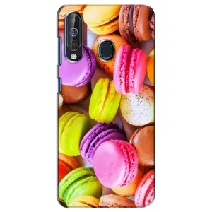 Чехол с изображением вкусной еды для Samsung Galaxy A60 2019 (A605F) (Макаруны)