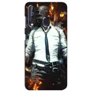Чохол з картинкою "Герой Pubg" на Samsung Galaxy A60 2019 (A605F) (Man Пубг)