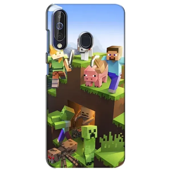 Чехол с рисунком «Майн-крафт» для Samsung Galaxy A60 2019 (A605F) Чехол с рисунком «Майн-крафт» для Samsung Galaxy A60 2019 (A605F)
