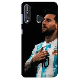 Чехлы Лео Месси Аргентина для Samsung Galaxy A60 2019 (A605F) (Месси Капитан)