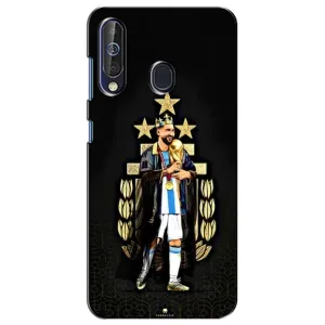 Чехлы Лео Месси Аргентина для Samsung Galaxy A60 2019 (A605F) (Месси король)