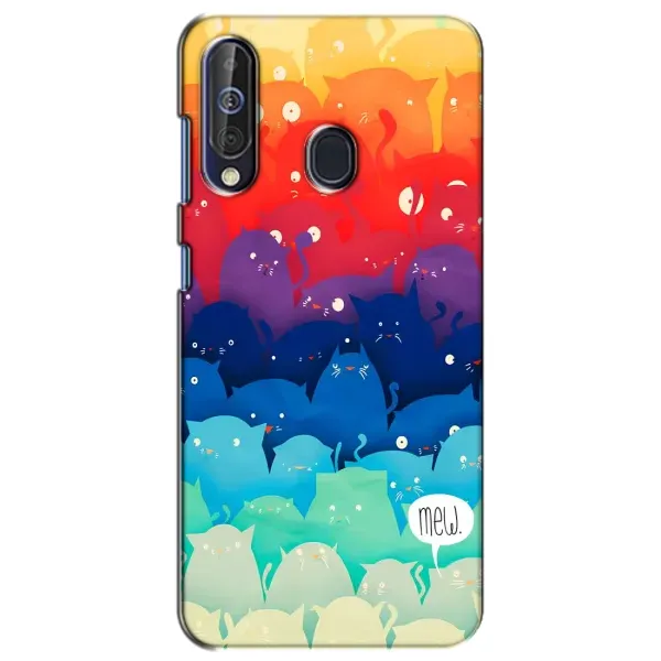 Чехол с рисунком «Mew» для Samsung Galaxy A60 2019 (A605F)