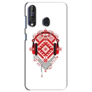 Силиконовый Чехол на Samsung Galaxy A60 2019 (A605F) с картинкой Вышиванки (Модная вышиванка)