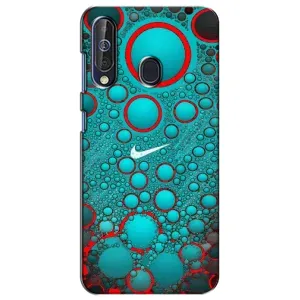 Силиконовый Чехол на Samsung Galaxy A60 2019 (A605F) с картинкой Nike (Найк зеленый)