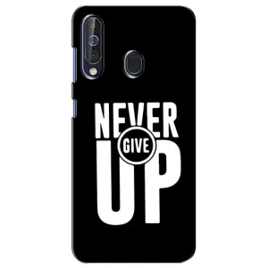 Силиконовый Чехол на Samsung Galaxy A60 2019 (A605F) с картинкой Nike (Never Give UP)