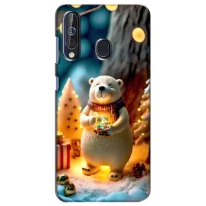 Чохли на Новий Рік Samsung Galaxy A60 2019 (A605F) (Новорічний ведмедик)