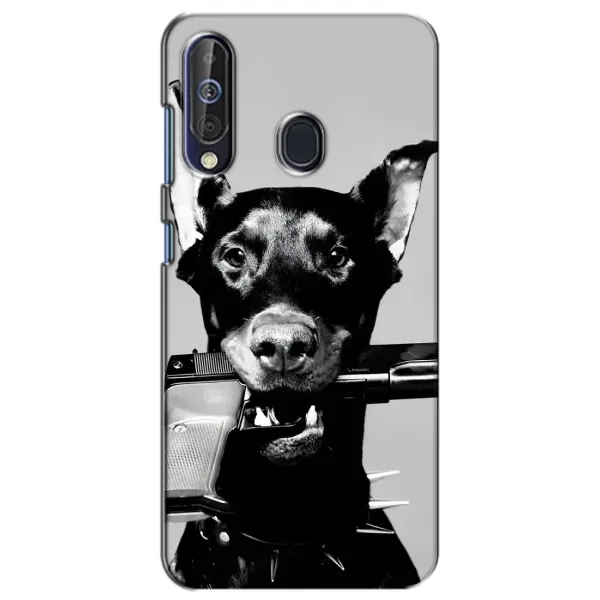 Чехол с рисунком «Опасный доберман» для Samsung Galaxy A60 2019 (A605F) Чехол с рисунком «Опасный доберман» для Samsung Galaxy A60 2019 (A605F)