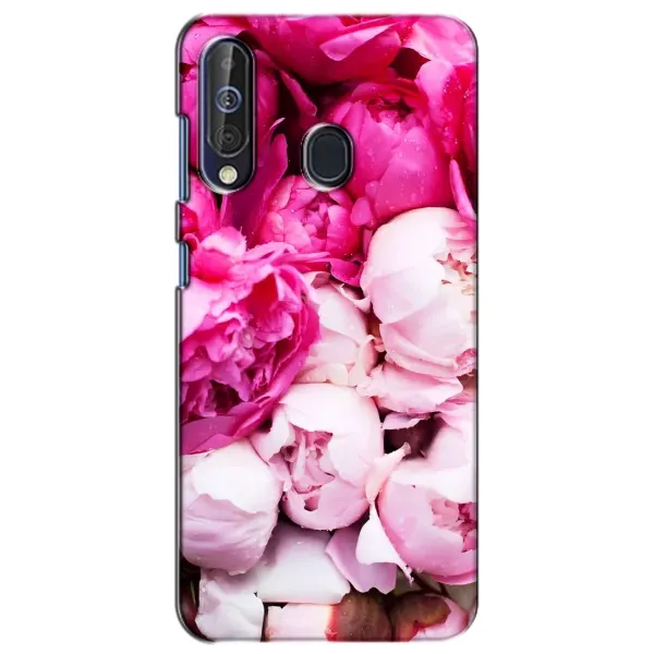 Чехол с рисунком «Пионы» для Samsung Galaxy A60 2019 (A605F)