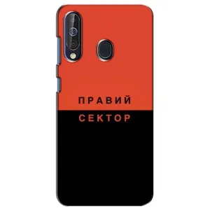 Чехлы УПА (Красно-Чёрный) на Samsung Galaxy A60 2019 (A605F) (Правый Серктор)