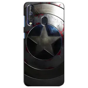 Чехол с Щитом Капитана Америки на Samsung Galaxy A60 2019 (A605F) (Ретро Щит Капитана)