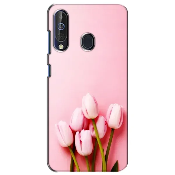 Чехол с рисунком «Розовые тюльпаны» для Samsung Galaxy A60 2019 (A605F) Чехол с рисунком «Розовые тюльпаны» для Samsung Galaxy A60 2019 (A605F)