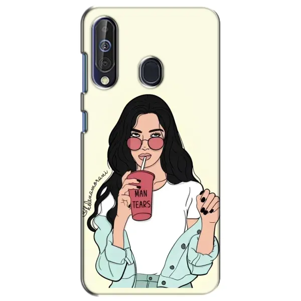 Чехол с рисунком «С напитком» для Samsung Galaxy A60 2019 (A605F) Чехол с рисунком «С напитком» для Samsung Galaxy A60 2019 (A605F)