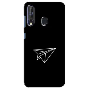 Чохол з картинками на чорному фоні для Samsung Galaxy A60 2019 (A605F) (Літак)