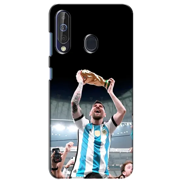 Чехол с рисунком «Счастливый Месси» для Samsung Galaxy A60 2019 (A605F)