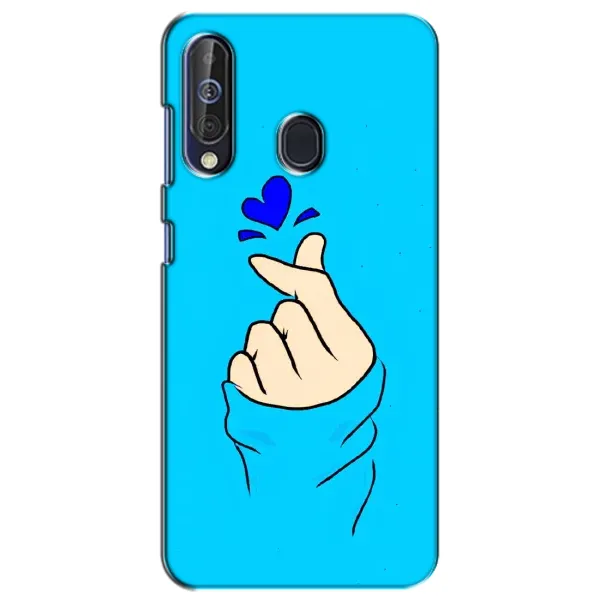 Чехол с рисунком «Сердце на синем» для Samsung Galaxy A60 2019 (A605F)