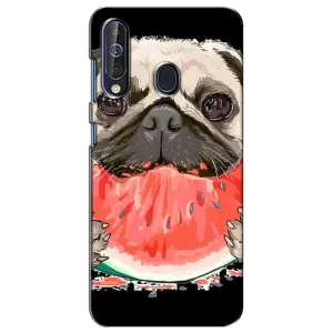 Чохол (ТПУ) Милі песики для Samsung Galaxy A60 2019 (A605F) (Смішний Мопс)