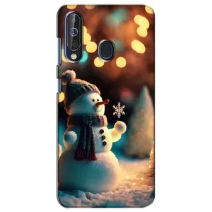 Чохли на Новий Рік Samsung Galaxy A60 2019 (A605F) (Сніговик святковий)