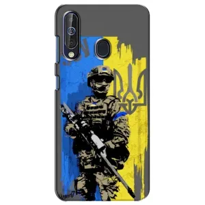 Чехлы с принтом (Воины ЗСУ) для Samsung Galaxy A60 2019 (A605F) (Солдат ЗСУ)