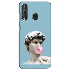 Бампер с принтом Мемы для Samsung Galaxy A60 2019 (A605F) (Статуя Давида)