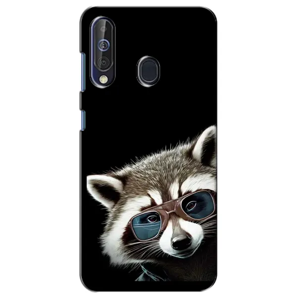 Чехол с рисунком «Стильный Енот» для Samsung Galaxy A60 2019 (A605F) Чехол с рисунком «Стильный Енот» для Samsung Galaxy A60 2019 (A605F)