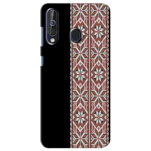 Силиконовый Чехол на Samsung Galaxy A60 2019 (A605F) с картинкой Вышиванки (Стильная вишиванка)