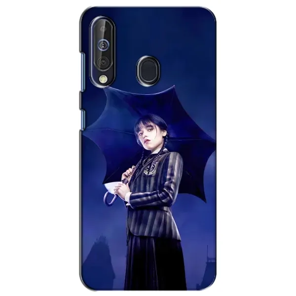 Чехол с рисунком «Уэнсдей с зонтом» для Samsung Galaxy A60 2019 (A605F) Чехол с рисунком «Уэнсдей с зонтом» для Samsung Galaxy A60 2019 (A605F)