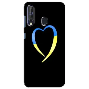 Силиконовый Чехол на Samsung Galaxy A60 2019 (A605F) (Я-Украина) (Украинское сердце)