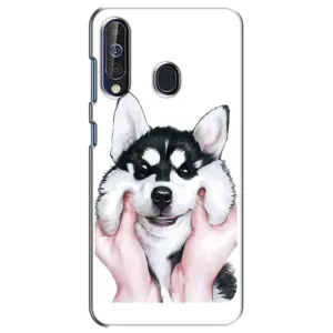 Бампер для Samsung Galaxy A60 2019 (A605F) з картинкою "Песики" (Собака Хаскі)
