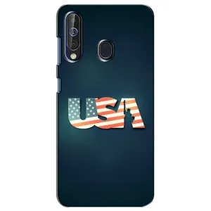 Чехол Флаг USA для Samsung Galaxy A60 2019 (A605F) (USA)